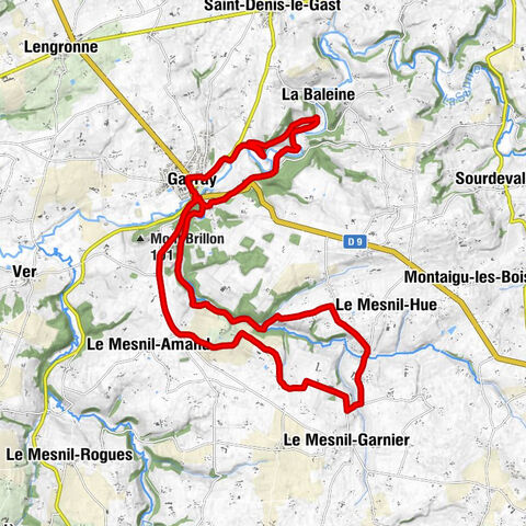 Église Sainte-Trinité - Restaurant du Délice - Le Pont Gaché - Gavray