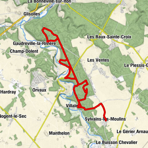 Villez - Sylvains-les-Moulins - Villalet - La Maison Rouge