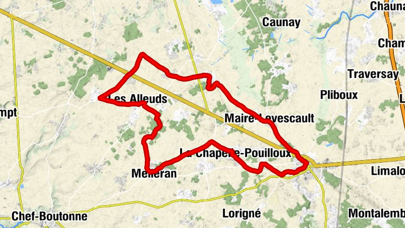 Sauzé - Les Segeliers - La Chapelle-Pouilloux - Église Notre-Dame