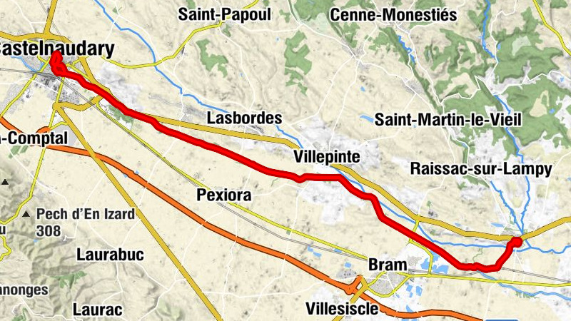Alzonne - La Table Ronde des Chevaliers - Église Saint-Jean-Baptiste - Collégiale Saint-Michel