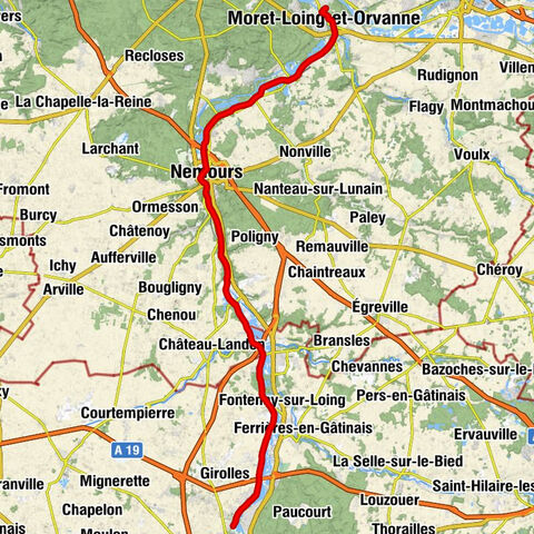 Saint-Mammès - Les Mottes - Moret-Loing-et-Orvanne - Nemours