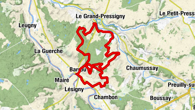 Barrou - La Croix de Pierre - Église Saint-Maurice - Le Bourg