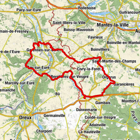 Houdan - Église Saint-Jacques-le-Majeur et Saint-Christophe - Église Saint-Nicolas - Église Saint-Lubin