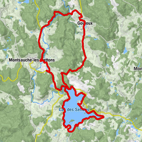 Saut de Gouloux - Metz Roblin - Lavaux - Gouloux