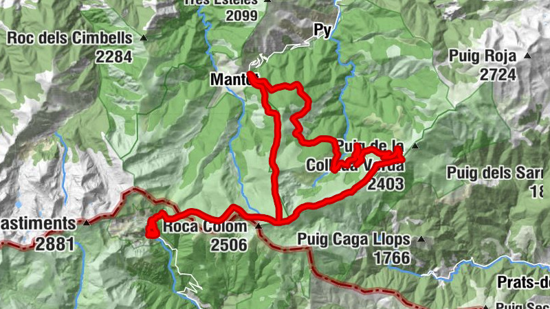 Setcases - Portella del Callau - Refuge Da Silva - Roc de la Mort de l'Escolà
