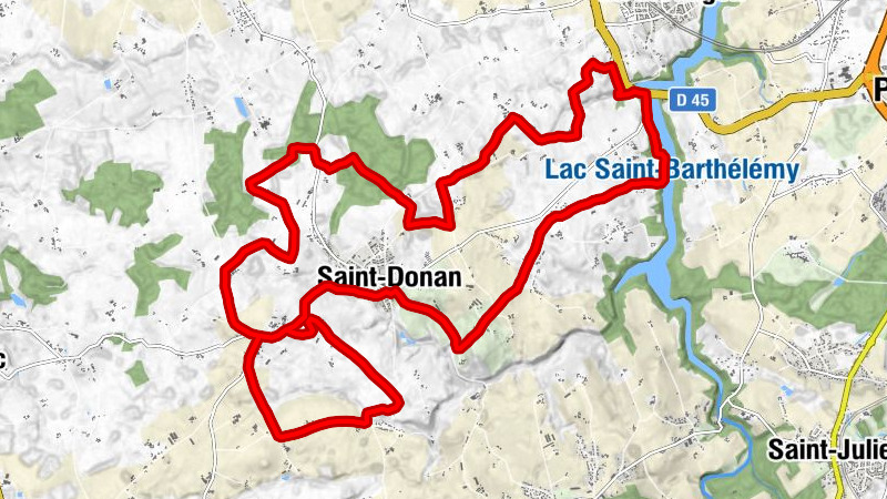 Saint-Donan - Kergrois - La Ville Gabé - Billiet-Corouge