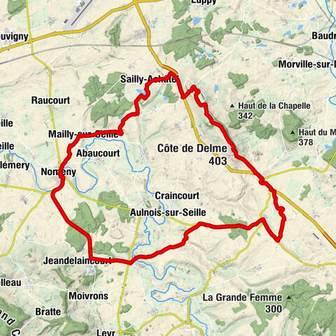 Nomeny - Église Saint-Epvre - Église Sainte-Catherine - Côte de Delme