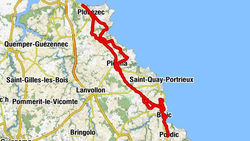 Pordic - Église Notre-Dame-de-Bon-Voyage - Église Saint-Pierre - Église Saint-Loup