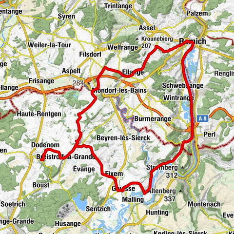 Roussy-le-Bourg - Benediktskierch - Saint-Lambert - Saint-Étienne