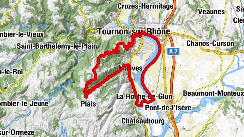 La Roche-de-Glun - Chapelle des Comtes de Larnage - Tournon-sur-Rhône - Église Saint-Roch