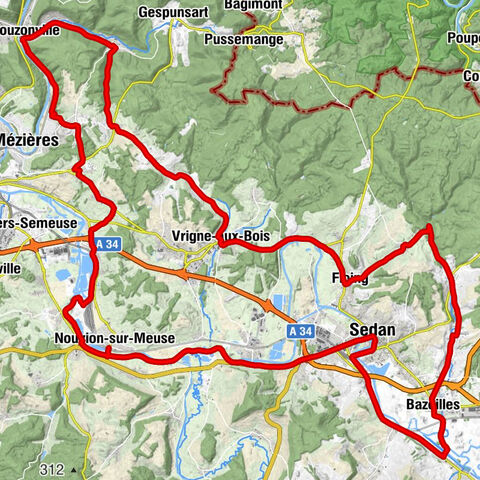 Nouzonville - Église Saint-Pierre - Église Saint-Remi - Église Saint-Brice