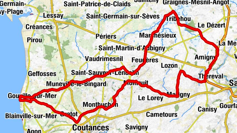 Gouville-sur-Mer - Église Saint-Malo - Église Saint-Laurent - Linverville