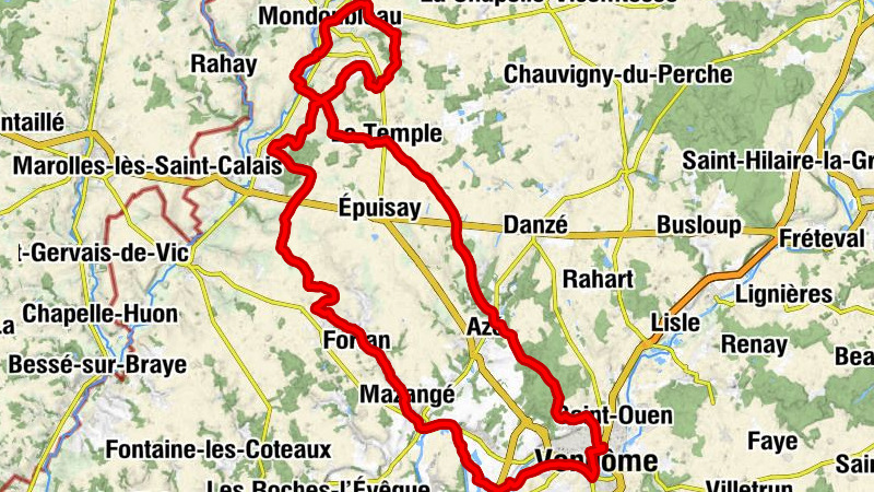 Vendôme - Église Saint-Denis - Église Saint-Lubin - Église Saint-Gervais Saint-Protais