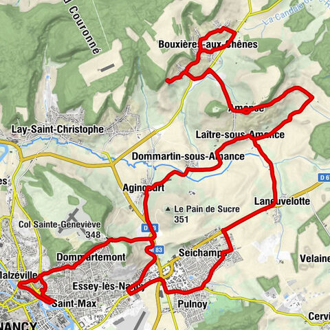 Seichamps - Col Sainte-Geneviève - Église Saint-Jean-Baptiste - Laneuvelotte