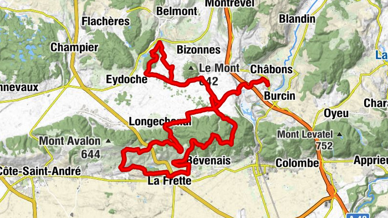 Châbons - Église Saint-Hilaire - Chapelle Notre-Dame-de-Lourdes - Col de Mécenant