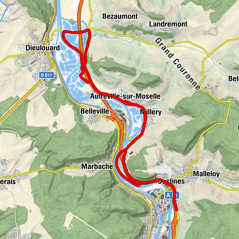 Custines - Millery - Autreville-sur-Moselle - Église Saint-André