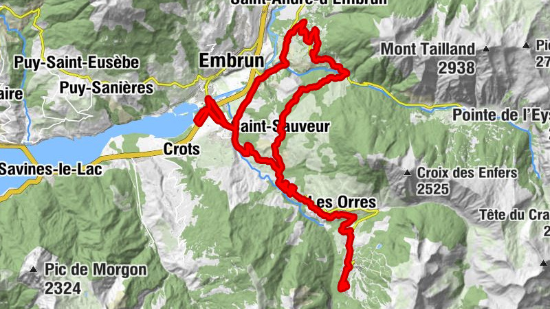 Les Orres 1800 Front de Neige - Église Notre-Dame-de-la-Présentation - Église Saint-Sauveur - Les Orres 1800 Bois Méan