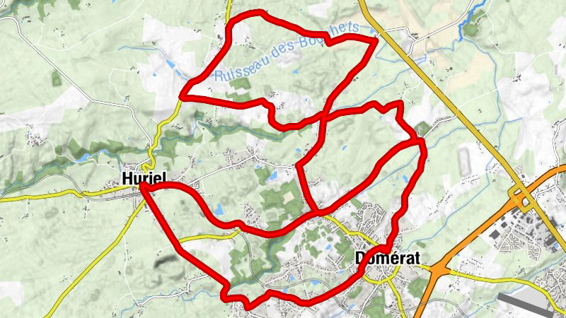 Domérat - Les Chézeaux - Beaumont - Les Graves