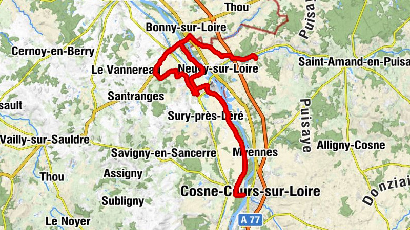 Annay - Les Prés Ronds - Crot Pansard - Cosne-Cours-sur-Loire