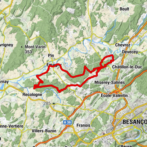 Besançon Franche-Comté TGV - Église de la Sainte-Trinité - Chaucenne - Église Saint-Symphorien