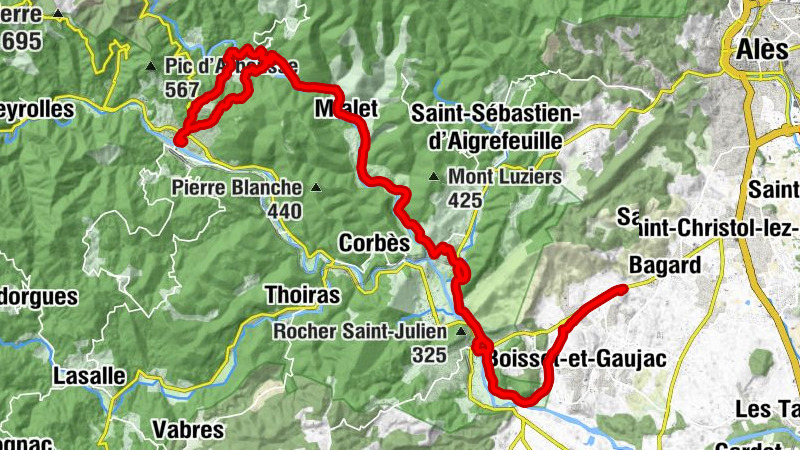 Anduze - Le Clos du Mûrier - Église Saint-Jean-Baptiste de Saint-Jean-du-Gard - Église évangélique Libre