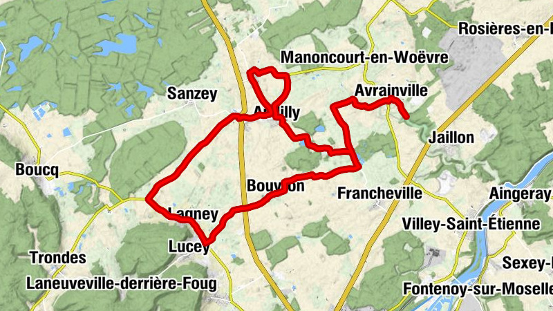 Avrainville - Église Saint-Martin - Église Saint-Léon-IX - Église Saint-Mansuy