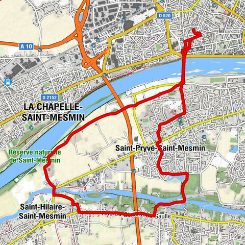 Orléans - La Chapelle-Saint-Mesmin - Saint-Hilaire-Saint-Mesmin - Église Saint-Privat