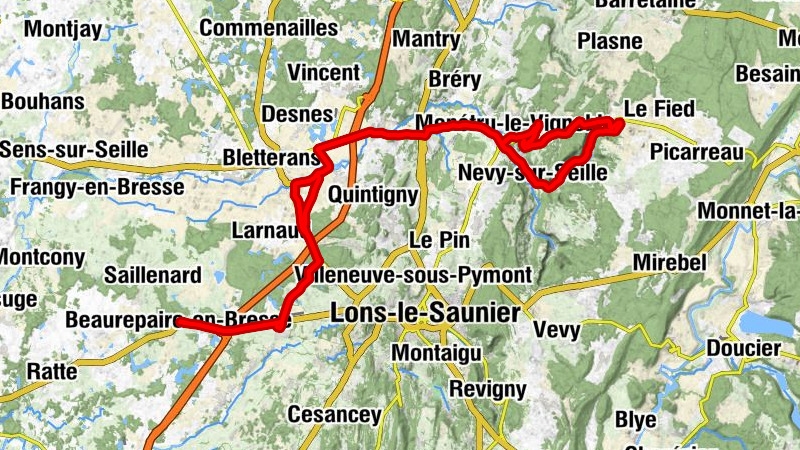 Beaurepaire-en-Bresse - Le Plazza - Église Saint-Aignan - Église Saint-Vincent