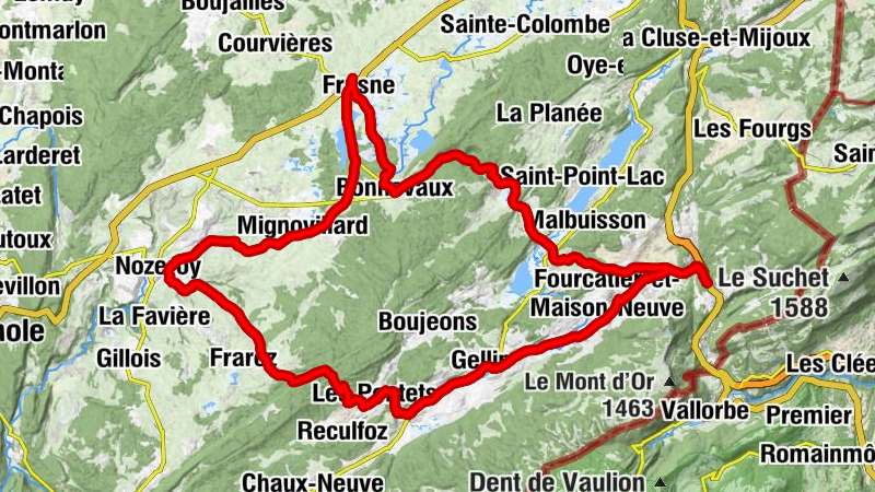 Frasne - L’Auberge de la Haute-Joux - Église Saint-Jean-Baptiste - Église Sainte-Catherine