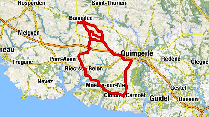 Gare de Bannalec - Église Notre-Dame-de-Tro-Gwall - Église Saint-Pierre-et-Saint-Paul - La Gare