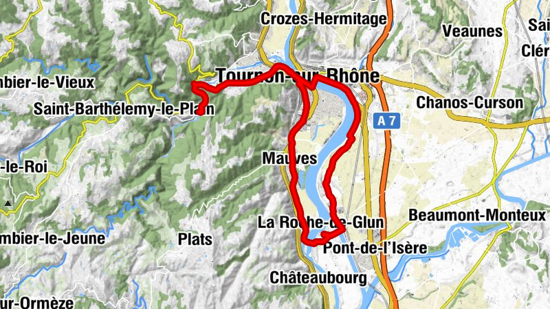 La Roche-de-Glun - Temple - Tournon-sur-Rhône - Chapelle des Comtes de Larnage