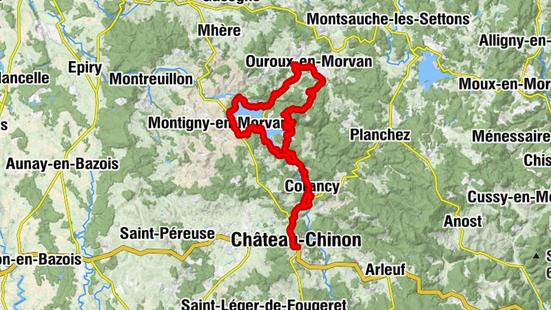 Château-Chinon - HLM Champ Mazet - La Seigne - L'Huis Gaudry