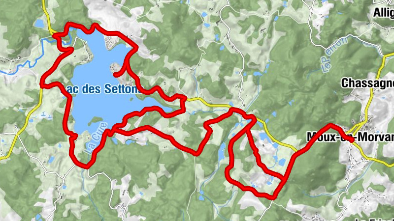 Moux-en-Morvan - La Picherotte - Mont Sermage - Église Saint-Denis