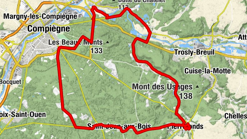 Pierrefonds - Restaurant La Fontaine Saint-Jean - Compiègne - Église Notre-Dame