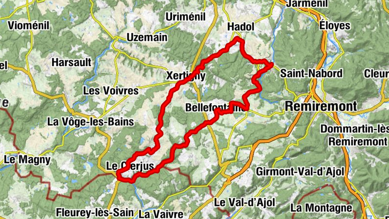 Raon-aux-Bois - Chapelle de La Chaudeau - Église Sainte-Marie des Aulnouzes - Église Sainte-Valburge