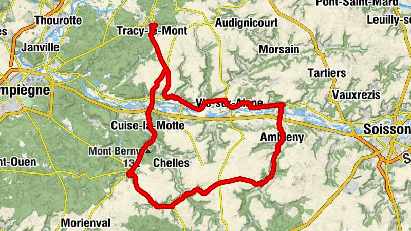 Tracy-le-Mont - Église Saint-Martin - Église Saint-Laurent - Église Saint-Hilaire