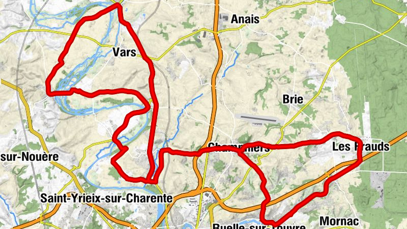 La Fontaine des Riffauds - Église Saint-Christophe - Église Saint-Gervais-Saint-Protais - Ruelle-sur-Touvre