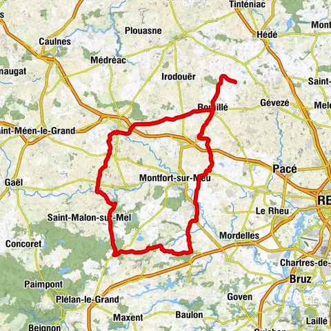 Le Petit Saint-Lubin - Église Saint-Martin-de-Tours - Église Saint-Pierre-et-Saint-Péran - Église Saint-Pierre