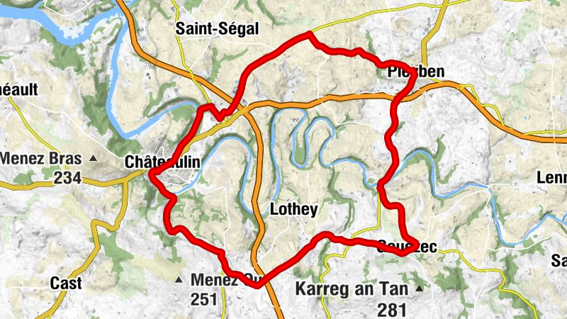 Keranna - Église Saint-Pierre - Chapelle des Carriers - Gouézec