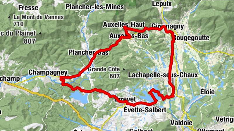 Champagney - Errevet - Auberge du Lac - Église Sainte-Catherine