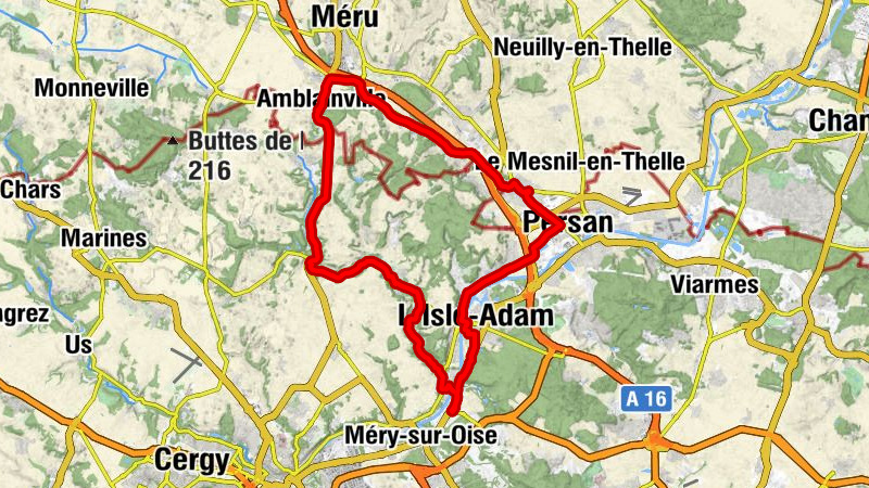 Mériel - Église Saint-Quentin - Église Saint-Symphorien - Église Saint-Martin