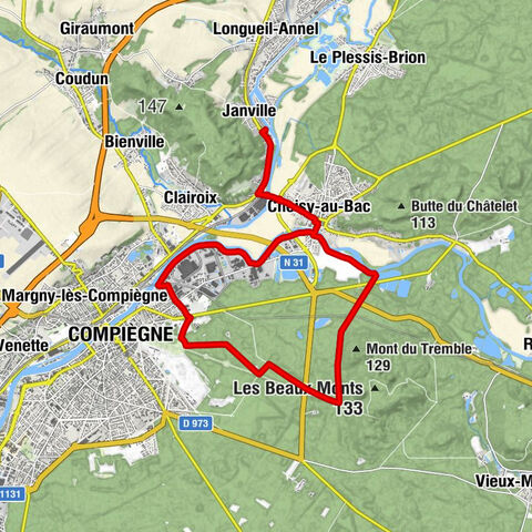 Janville - Compiègne - Le Vestiaire - Église Saint-Éloi