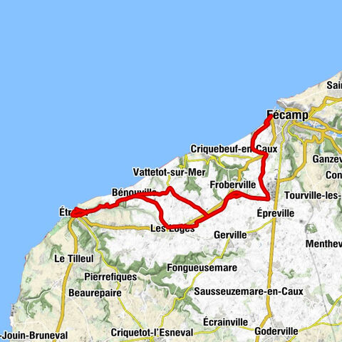 Bénouville - Église Saint-Riquier - Chapelle Notre-Dame de la Garde - Chapelle Notre-Dame de Lourdes