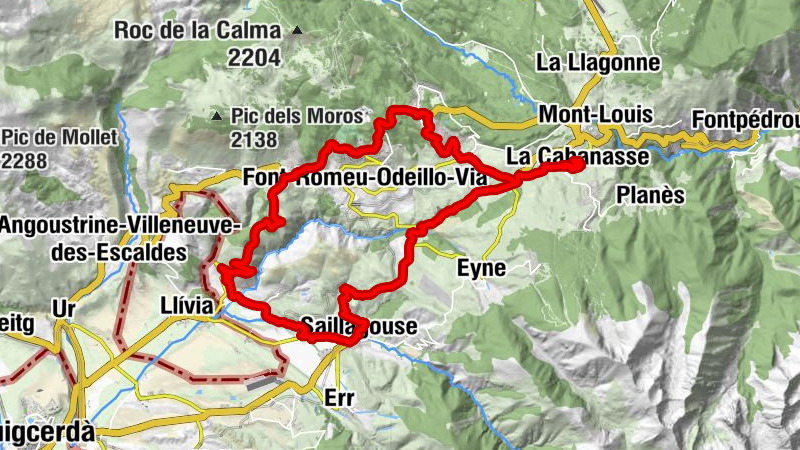 Mont-Louis - La Cabanasse - Els Cérvols - Église Saint-Julien - Église Notre-Dame-de-l'Assomption