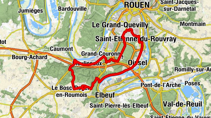 La Londe - Oissel - Saint-Étienne-du-Rouvray - Église Saint-Jacques le Majeur