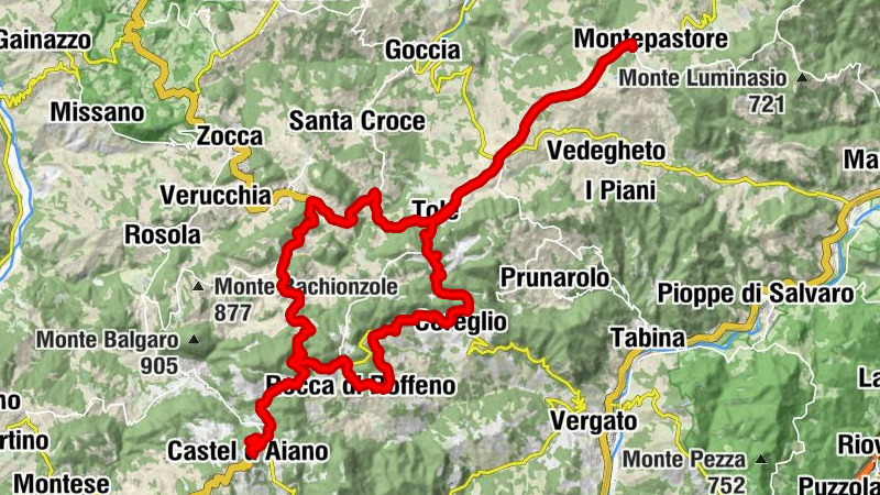 Montepastore - Il Tagliere - Santa Maria Assunta - San Geminiano