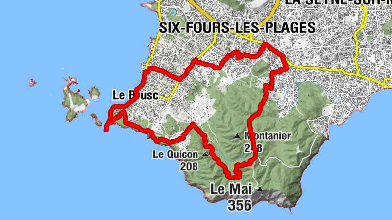 La Croix de Palun - Cachou - Les Hautes Barelles - Six-Fours-les-Plages