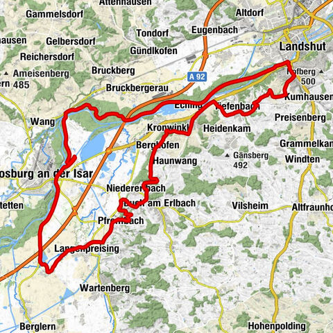 Landgasthof Lintsche - Lourdeskapelle - Eichenberg - Kühberg
