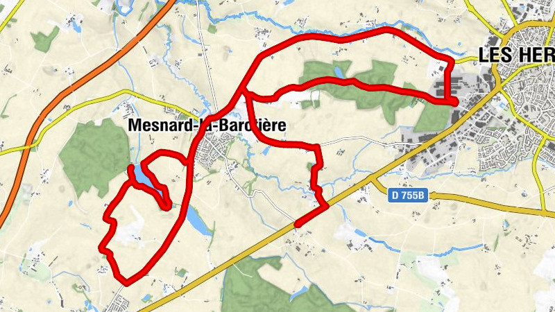 Bournigal - La Basse Martinière - La Haute Martinière - Les Herbiers