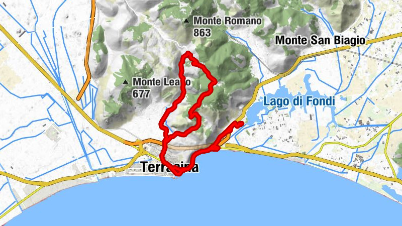 Terracina - Pisco Montano - Chiesa del Santissimo Salvatore